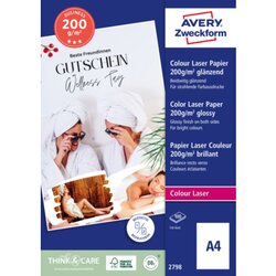 Avery Zweckform 2798 Colour Laser Papier Premium 100 Bl./Pack.