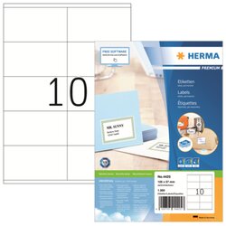 HERMA 4425 Etikett PREMIUM 105x57mm weiß 1.000 St./Pack.