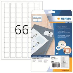 HERMA 8831 Etikett Special 25,4x25,4mm weiß 1.650 St./Pack.