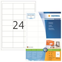 HERMA 4614 Etikett PREMIUM 66x33,8mm weiß 4.800 St./Pack.