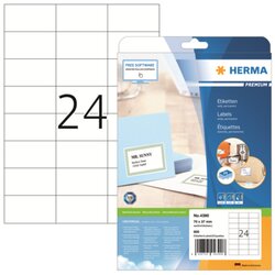 HERMA 4390 Etikett 70x37mm weiß 600 St./Pack