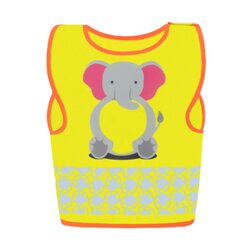 korntex FUNELEPYWXXS Kinderwarnweste Funtastic Wildlife Elefant XXS