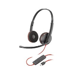 Poly 8X228A6 Headset Blackwire 3220 Stereo 