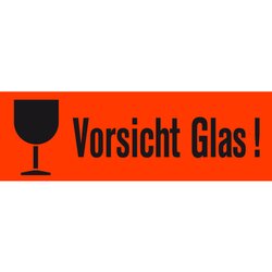 HERMA 6750 Hinweisetikett 39x118mm leuchtrot 1.000 St./Pack.