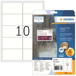 HERMA 8330 Folienetikett 99,1x57mm weiß 250 St./Pack.