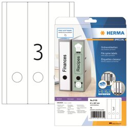 HERMA 5135 Ordneretikett lang/breit sk ws 75 St./Pack.