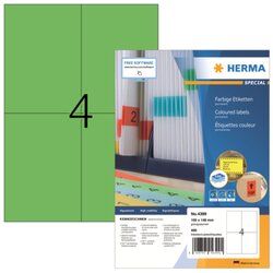 HERMA 4399 Etikett SPECIAL 105x148mm grün 400 St./Pack.