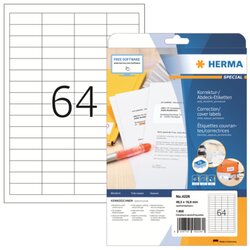 HERMA 4226 Etikett 48,3x16,9mm A4 weiß 1.600 St./Pack.