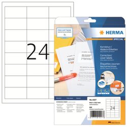 HERMA 4227 Etikett 64,6x33,8mm A4 weiß 600 St./Pack.