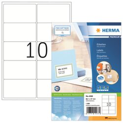 HERMA 4268 Etikett PREMIUM 99,1x57mm matt ws 1.000 St./Pack.