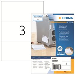 HERMA 4664 Etikett 210x99mm weiß 300 St./Pack.