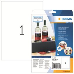 HERMA 8895 Etikett 210x297mm weiß 10 St./Pack.