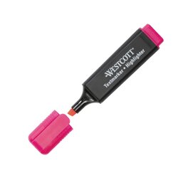 Westcott E-743617 00 Westcott Textmarker Keilspitze 2-5mm pink