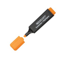 Westcott E-743600 00 Westcott Textmarker Keilspitze 2-5mm orange