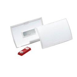 DURABLE 821519 Namensschild Click Fold 90x54mm tr 10 St./Pack.