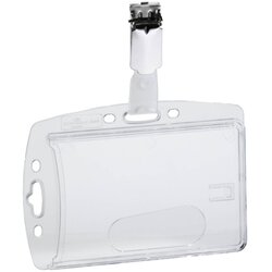 DURABLE 800519 Namensschild 85x54mm Kunststoff tr 25 St./Pack.