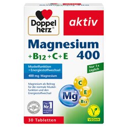 Doppelherz 11000 Magnesium 400  Vitamin B+C+E 30St