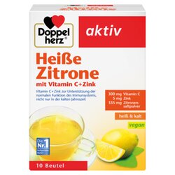 Doppelherz 96400 Heiße Zitrone  Vitamin C +Zink 10St