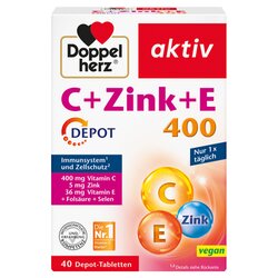 Doppelherz 35400 C +Zink +E Depot 40St 