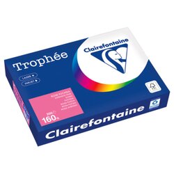 Clairefontaine 1017PC Kopierpapier A4 160g eosin 250Bl