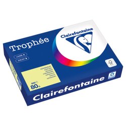 Clairefontaine 1778PC Kopierpapier A4 80g hellgelb 500Bl