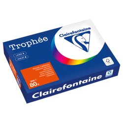 Clairefontaine 1873PC Kopierpapier A4 80g ziegelrot 500Bl