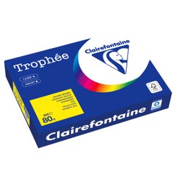 Clairefontaine 1877PC Kopierpapier A4 80g kanariengelb 500Bl