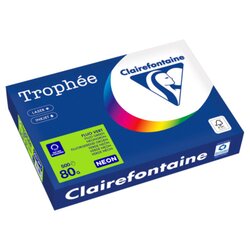 Clairefontaine 2975PC Kopierpapier A4 80g neongrün 500Bl