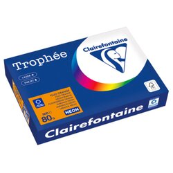 Clairefontaine 2978PC Kopierpapier A4 80g neonorange 500Bl