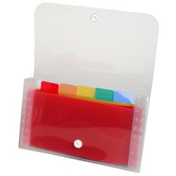 Exacompta 55498E Exacompta Fächermappe CRYSTAL 6Fächer PP