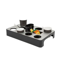 ALBA RDVTRAY Tassen-Tablett sw 