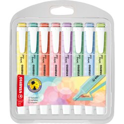 STABILO® 275/8-08-1 Textmarker swing cool Pastel sort 8St