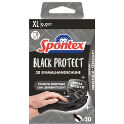 Spontex 12969089 Handschuh Black Protect Gr.09 sw 20St.