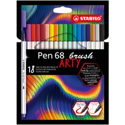 STABILO® 568/18-21-20 Pen 68 brush ARTY sort 18St 