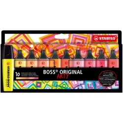 STABILO® 70/10-1-20 Textmarker BOSS ORIGINAL warm sort 10St