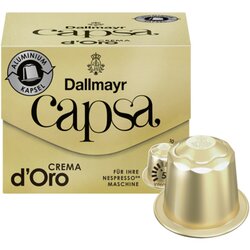 Dallmayr 112000000 Kaffeekapsel capsa Crema d'Oro 10 St./Pack.