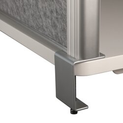 MAUL Tischtrennwand MAULconnecto 120 x 51,5 cm (B x H) silber