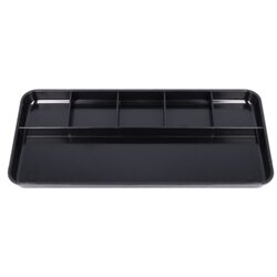 Westcott E-744584 00 Stifteschale  25x12x1,6cm 6Fächer sw