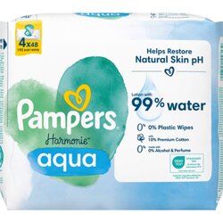 Pampers 8689119 Feuchttuch Harmonie Aqua 4x48St.