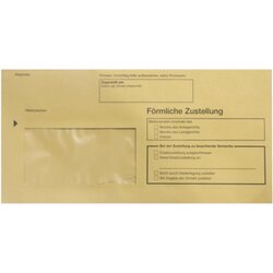 RNK Verlag Zustellungsumschlag DIN lang mit Fenster