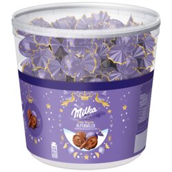 Milka 4310034 Feine Kugeln Alpenmilch 900g 