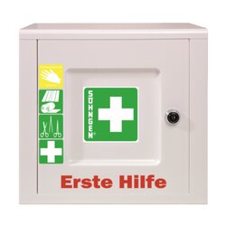 SÖHNGEN® 5001024 Erste Hilfe Schrank PICCOLO DIN 13157 gefüllt weiß