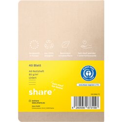 share Notizheft DIN A6 liniert