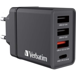 Verbatim 49700 Ladegerät 30W 4Ports 