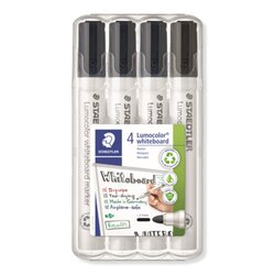 STAEDTLER® 351 WP4-9X Boardmarker Lumocolor sw 4St 
