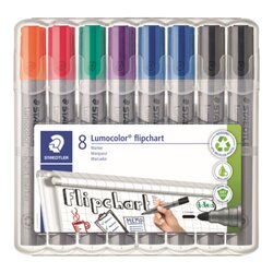 STAEDTLER® 356 WP8 X Boardmarker Lumocolor sort 8St 