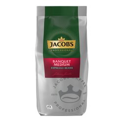 JACOBS 4055439 Espresso Banquet Medium Ganze Bohne 1kg