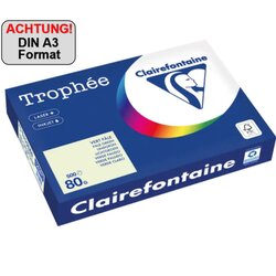 Clairefontaine 1262PC Kopierpapier A3 80g lindgrün 500Bl