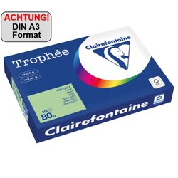 Clairefontaine 1891PC Kopierpapier A3 80g grün 500Bl 
