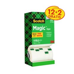 Scotch® 8R14TPR Klebeband Magic Promotion 19mmx33m 14 St./Pack.